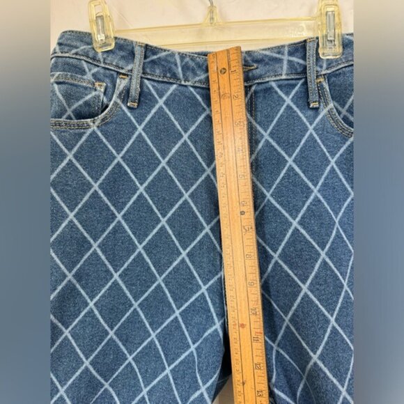 Hollister Ultra High Rise Dad Jean Wide Straight Leg Check Zip Pocket Stretch 29 - Picture 13 of 16